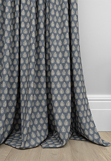 Emily Bond Jaipur, Indigo - Made to Measure Curtains